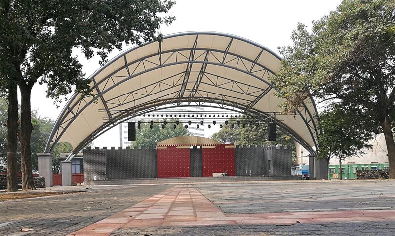 劇院膜結(jié)構(gòu),公園休閑景觀膜結(jié)構(gòu),法國(guó)法拉利膜材